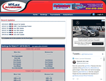 Tablet Screenshot of mylaxrankings.com